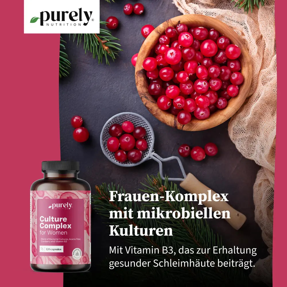 Purely Frauen-Komplex mit mikrobiellen Kulturen · 120 Kapseln – Bild 2