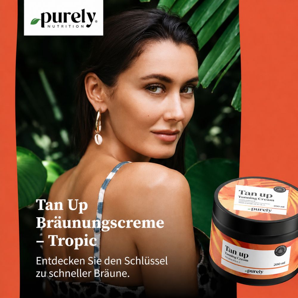 Purely Cosmetics® Tan Up Bräunungscreme · Tropic 200 ml – Bild 2