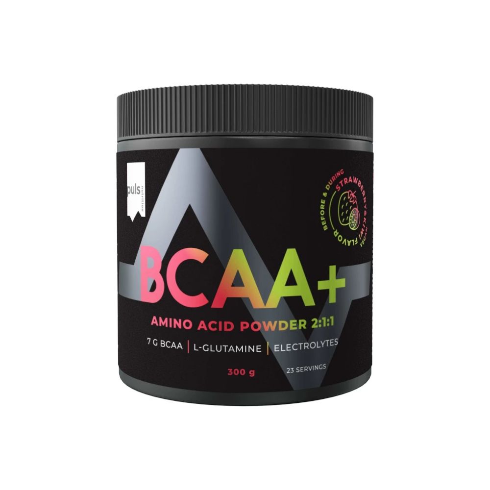 Puls Nutrition BCAA+ mit Erdbeere und Kiwi Geschmack · 300 g