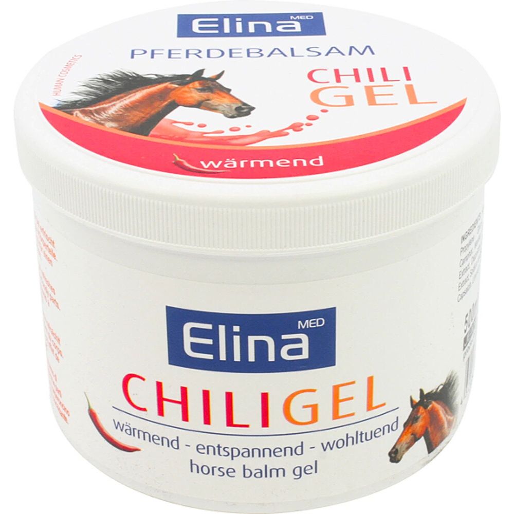 Elina Med Pferdebalsam Chili-Gel · Wärmende Pflege für Muskeln & Gelenke · 500ml