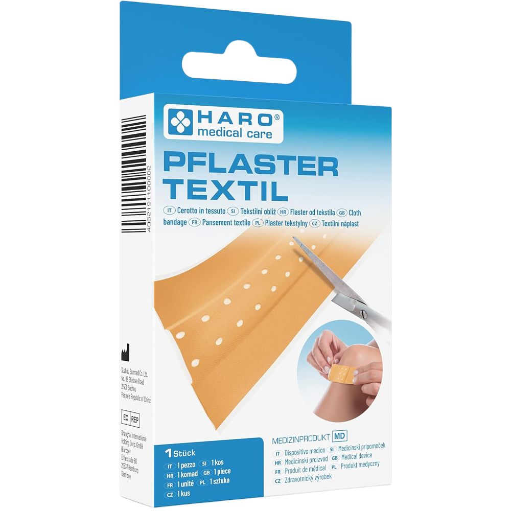 Haro Zuschneidbares Wundpflaster aus Textil · 6cm x 0,5m