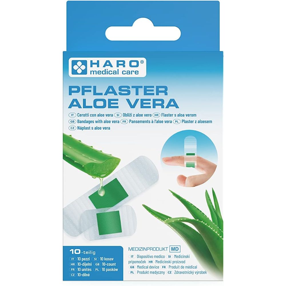 Haro Pflaster mit Aloe Vera Extrakt · 10 Stück