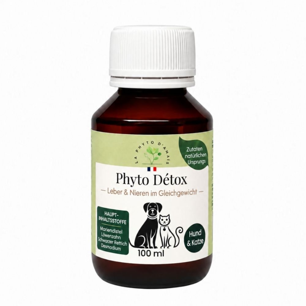 La Phyto d’Anaïs | Phyto Détox – Zur Unterstützung der Leberfunktion bei Hunden und Katzen - 100 ml