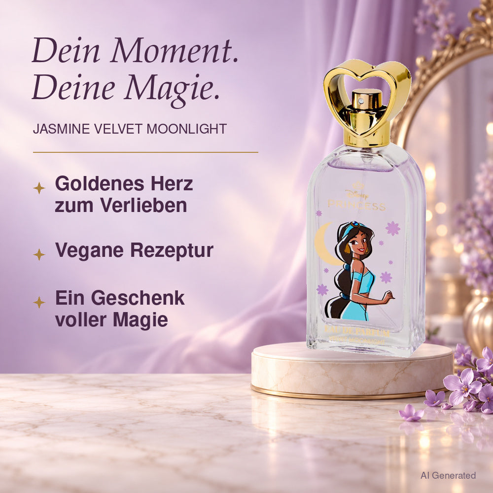 Disney Princess Jasmine Velvet Moonlight Eau de Parfum – 50 ml Limited Edition