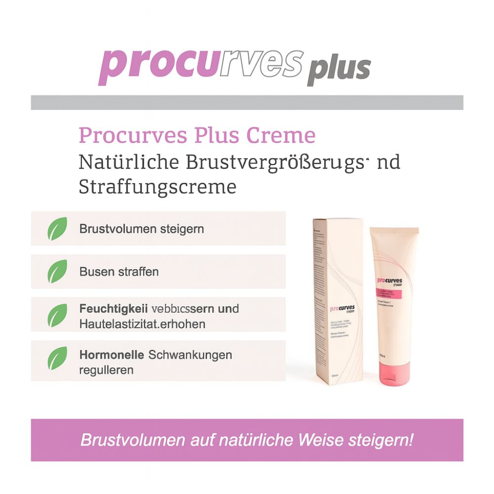 500Cosmetics Procurves Cream · Brustcreme zur natürlichen Vergrößerung · 100ml – Bild 2