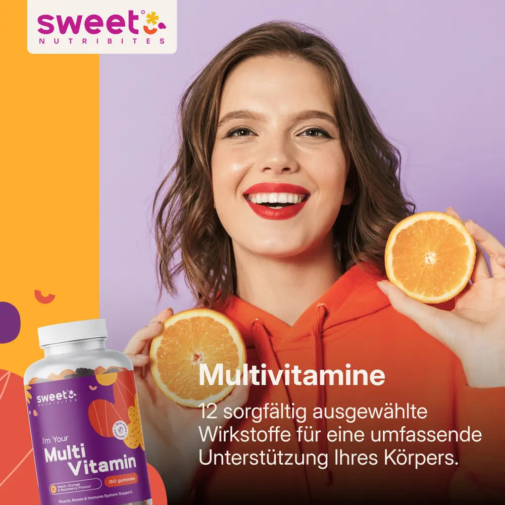 Sweet Nutribites Multivitamine · Gummibonbons mit 10 Vitaminen · 150 Gummibonbons – Bild 2