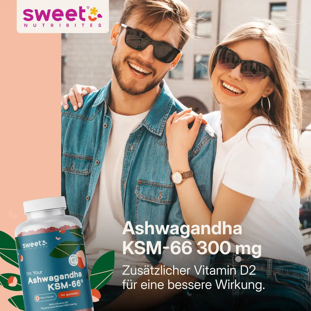 Sweet Nutribites Ashwagandha KSM-66 300 mg · 90 Gummies – Bild 2