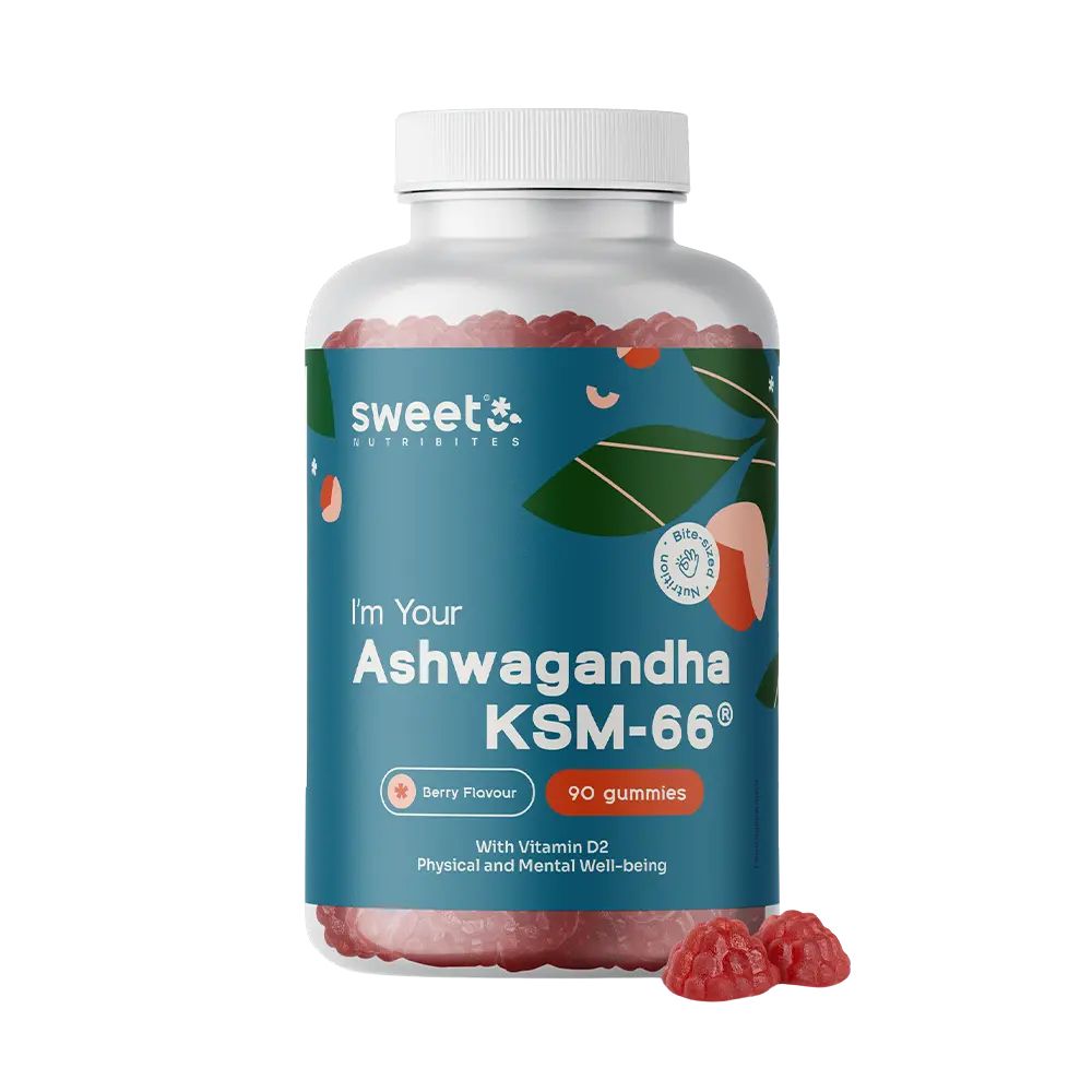 Sweet Nutribites Ashwagandha KSM-66 300 mg · 90 Gummies