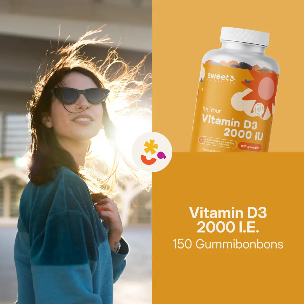 Sweet Nutribites Vitamin D3 2000 I.E. · 150 Gummibonbons – Bild 2