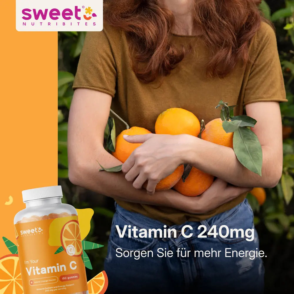 Sweet Nutribites Vitamin C 240 mg · Stärkung der Abwehrkräfte · 150 Gummibonbons – Bild 2