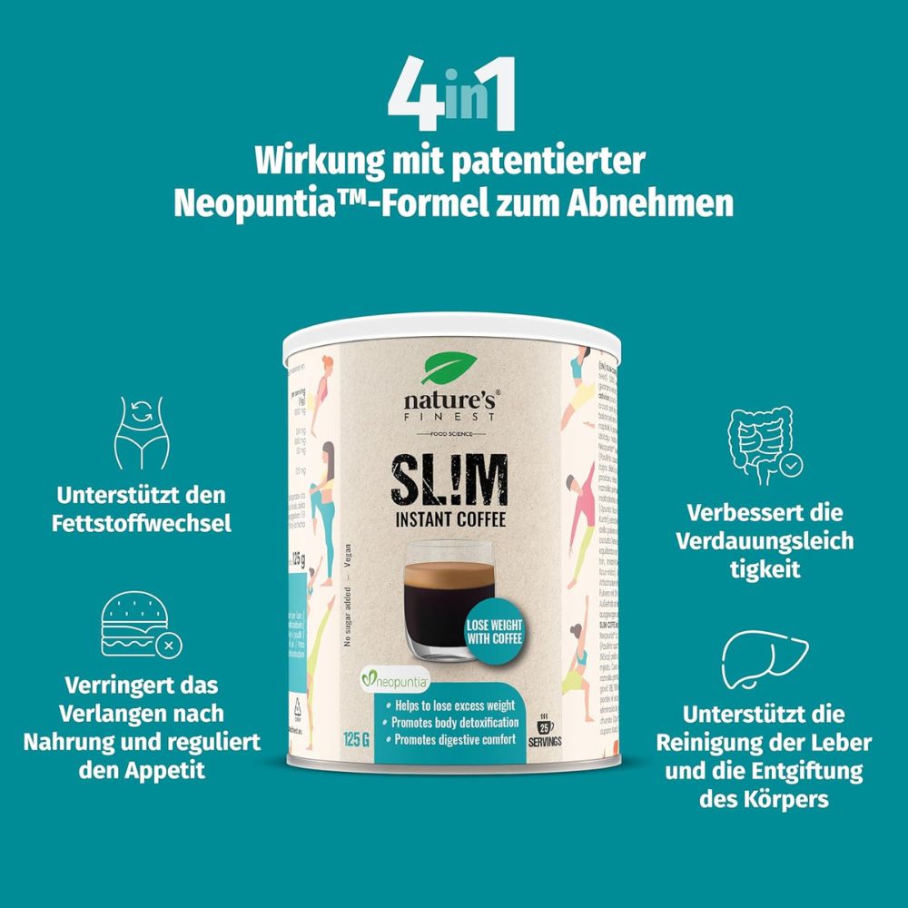 Nature's Finest SL!M Kaffee zur Unterstützung des Abnehmstoffwechsels – Bild 2