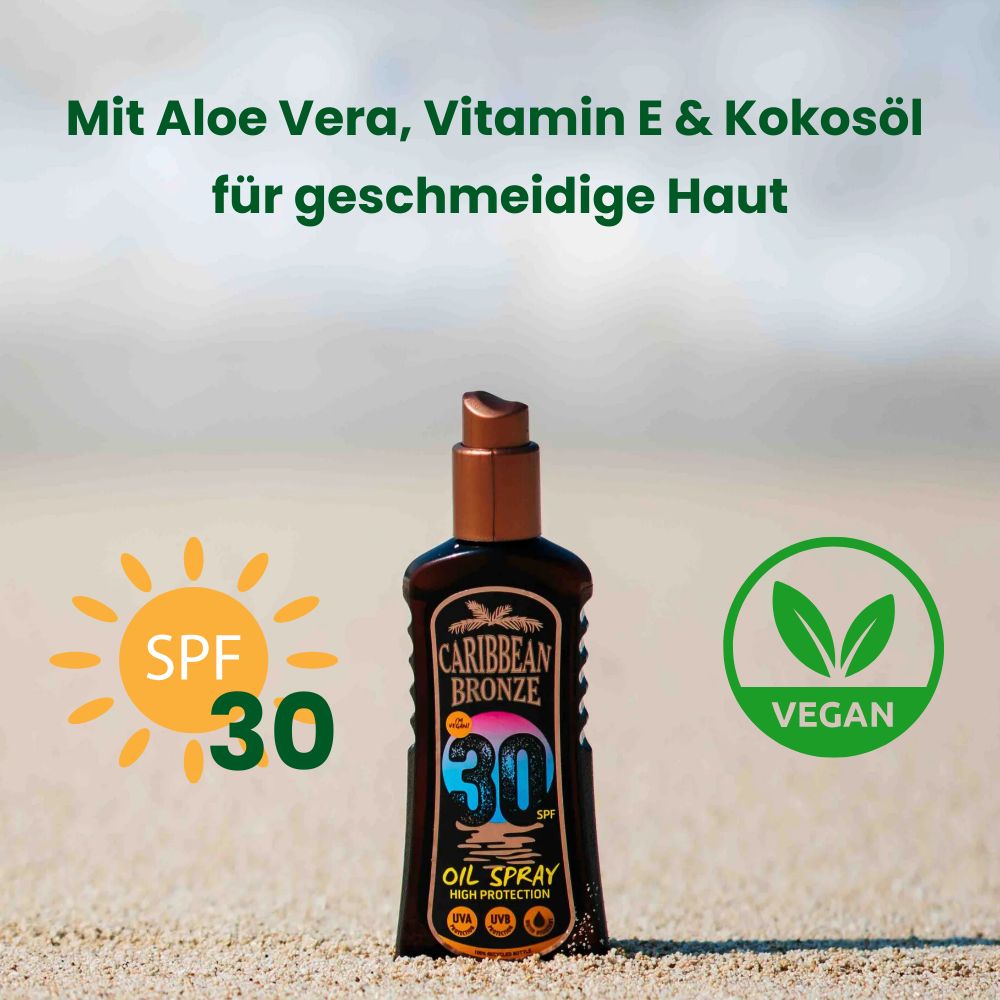 Caribbean Bronze Sonnenschutzöl Spray LSF 30 · 200 ml – Bild 3