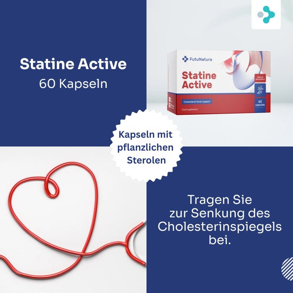 FutuNatura Statine Active für Cholesterinspiegel im Blut · 60 Kapseln – Bild 2