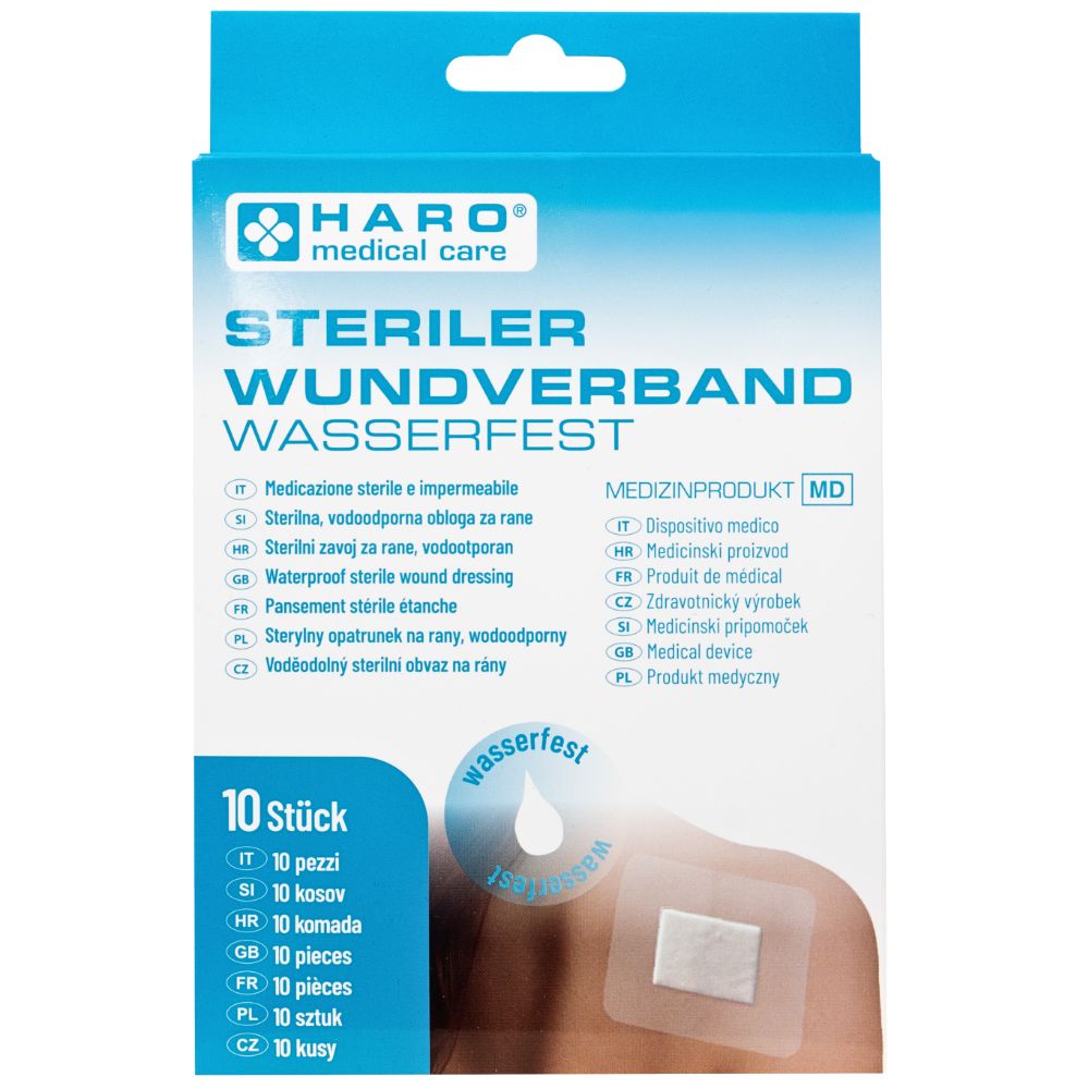 Haro Steriler Wundverband wasserfest · 10 Stück
