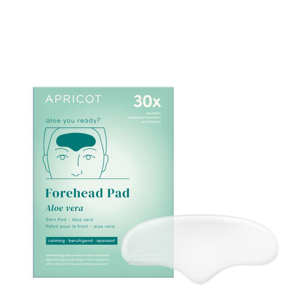 APRICOT Stirn Pad mit Aloe Vera · Wiederverwendbar · 30 Behandlungen