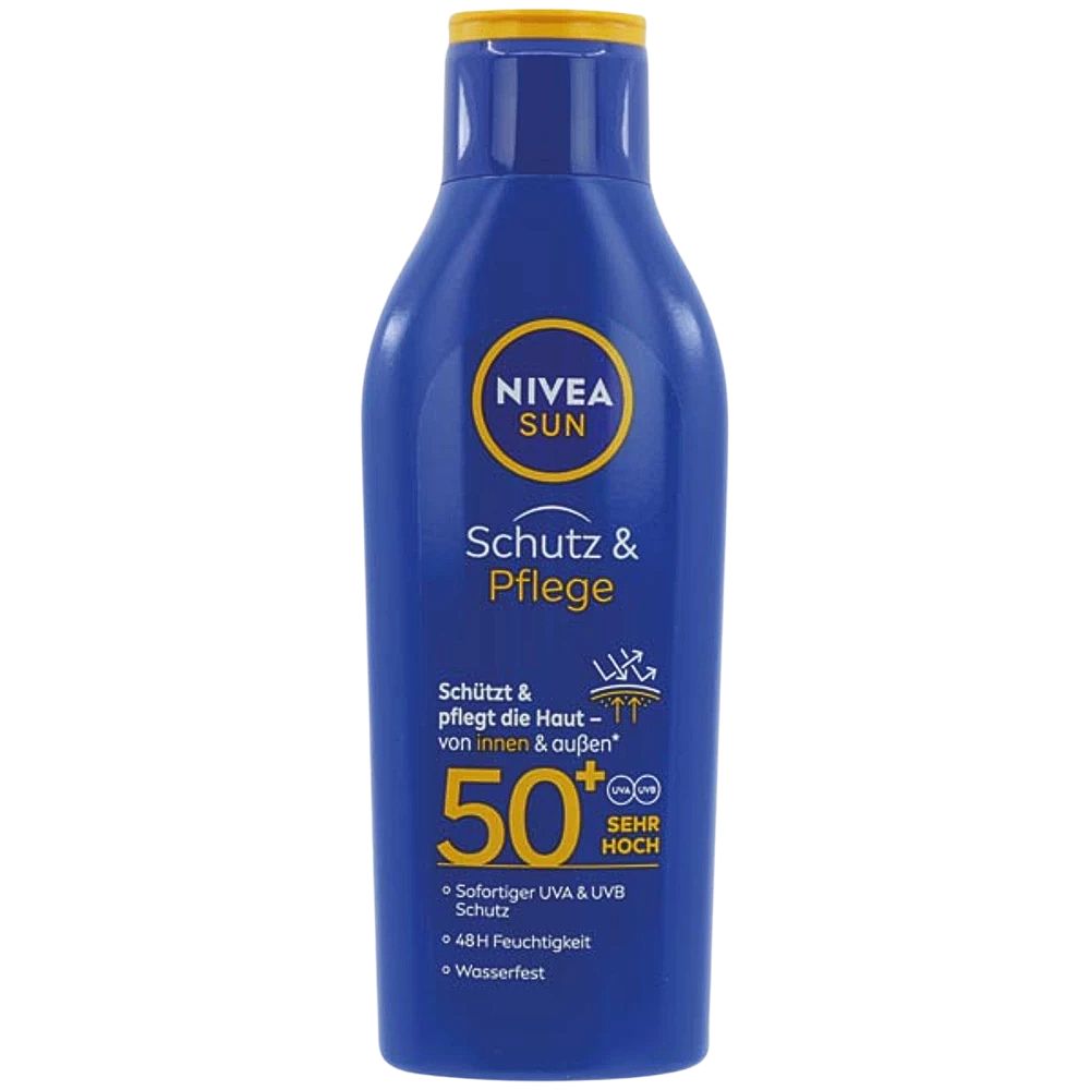 NIVEA SUN Schutz & Pflege Sonnenmilch LSF 50+ · 200 ml