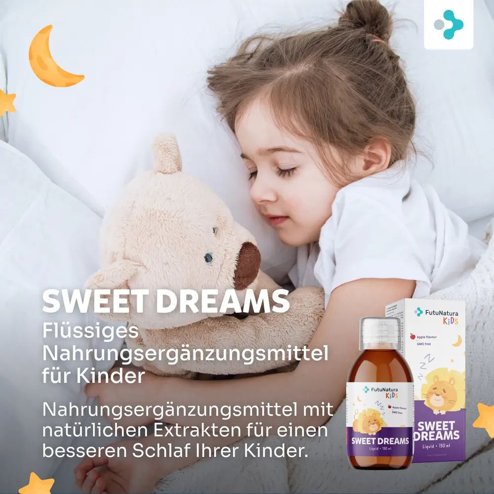 FutuNatura Sweet dreams · Flüssige Nahrungsergänzung für Kinder zum Schlafen – Bild 2