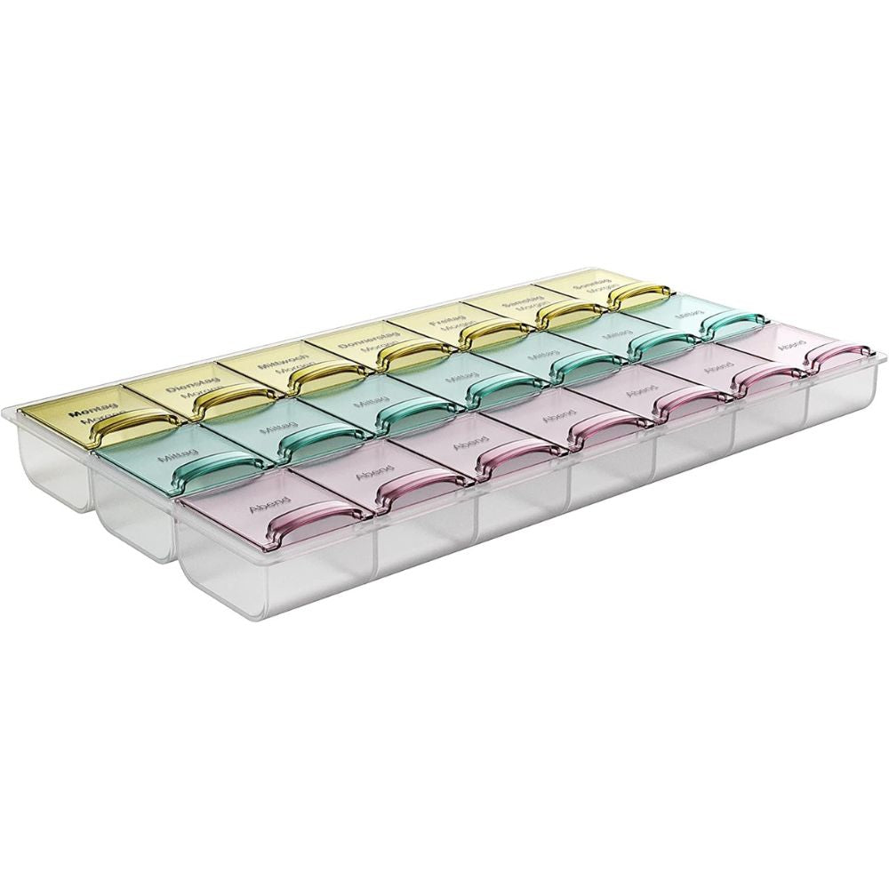 Haro Pillenbox flach & bunt für 1 Woche – Bild 2