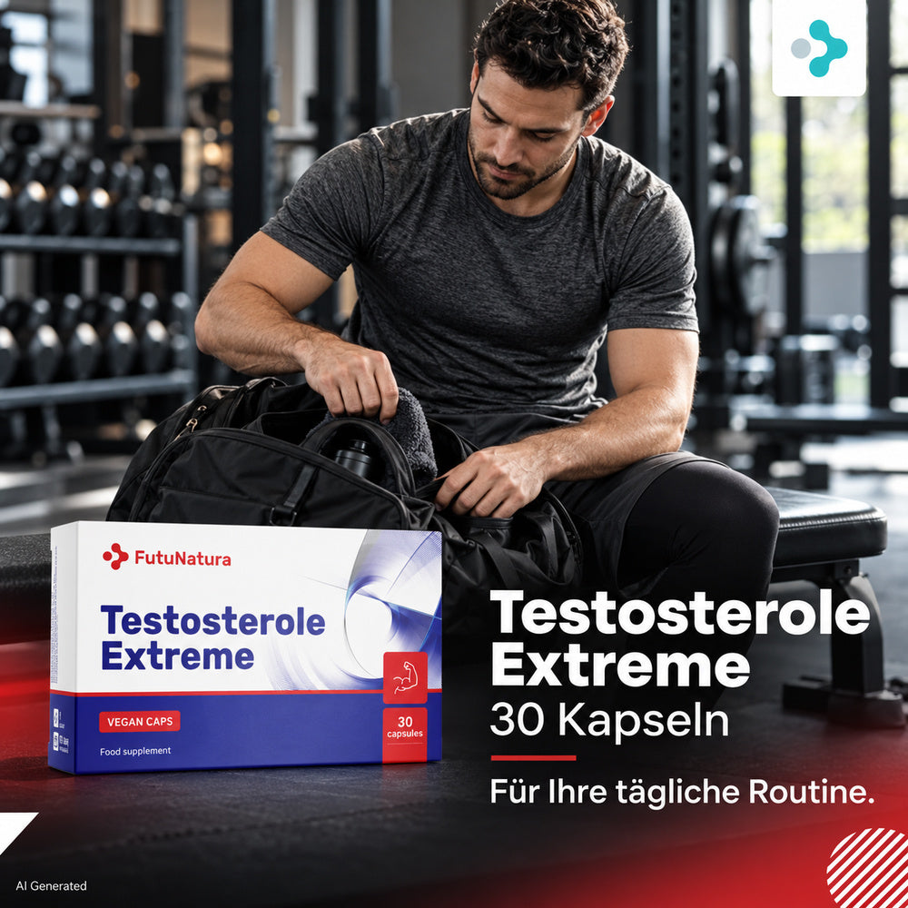 FutuNatura | Testosterole Extreme für Ausdauer und Kraft - 30 Kapseln