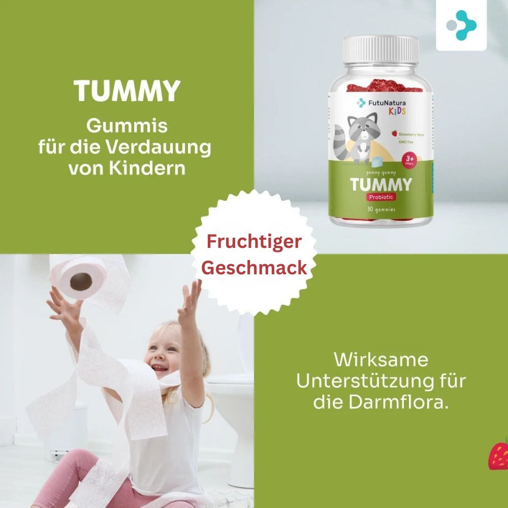 FutuNatura TUMMY · Kindergummies für eine bessere Verdauung · 30 Stück – Bild 2