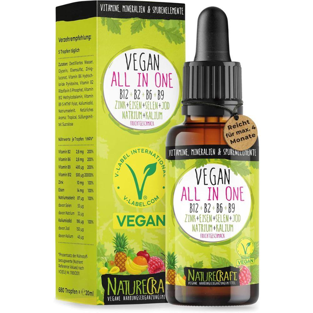 NatureCraft Vegan All-in-One Tropfen · 20ml · NEUHEIT
