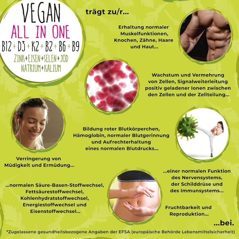NatureCraft Vegan All-In-One · 120 kapseln – Bild 2