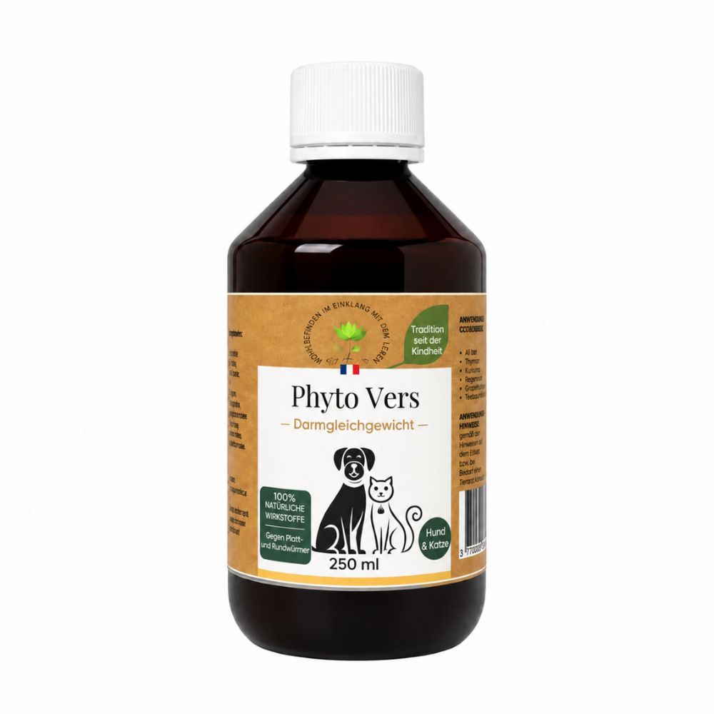 La Phyto d’Anaïs | Phyto Vers Expuls – Für das Darmwohlbefinden von Hunden und Katzen - 250 ml