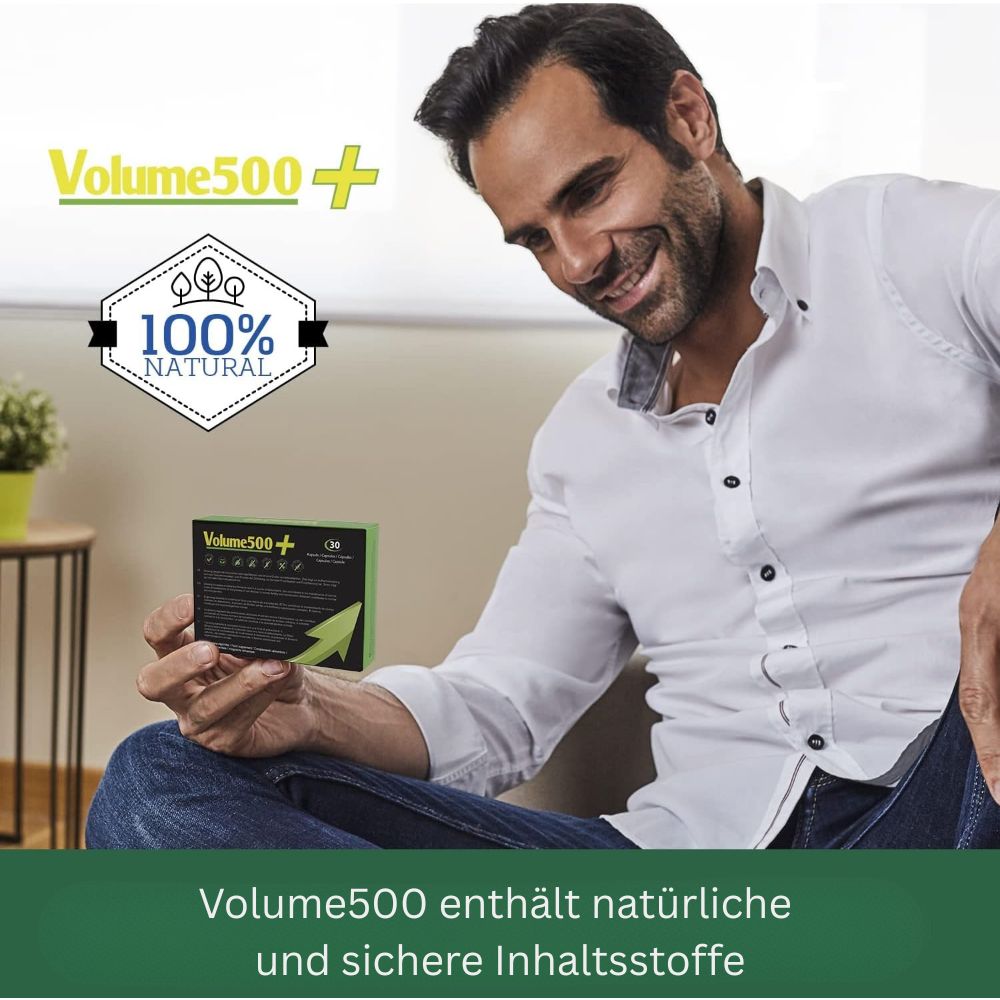 500Cosmetics Volume500 Sperma Tabletten · 30 Kapseln – Bild 2