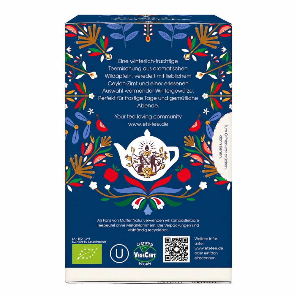 English Tea Shop | Wintertee „Winter Apfel“ – BIO - 20 Teebeutel