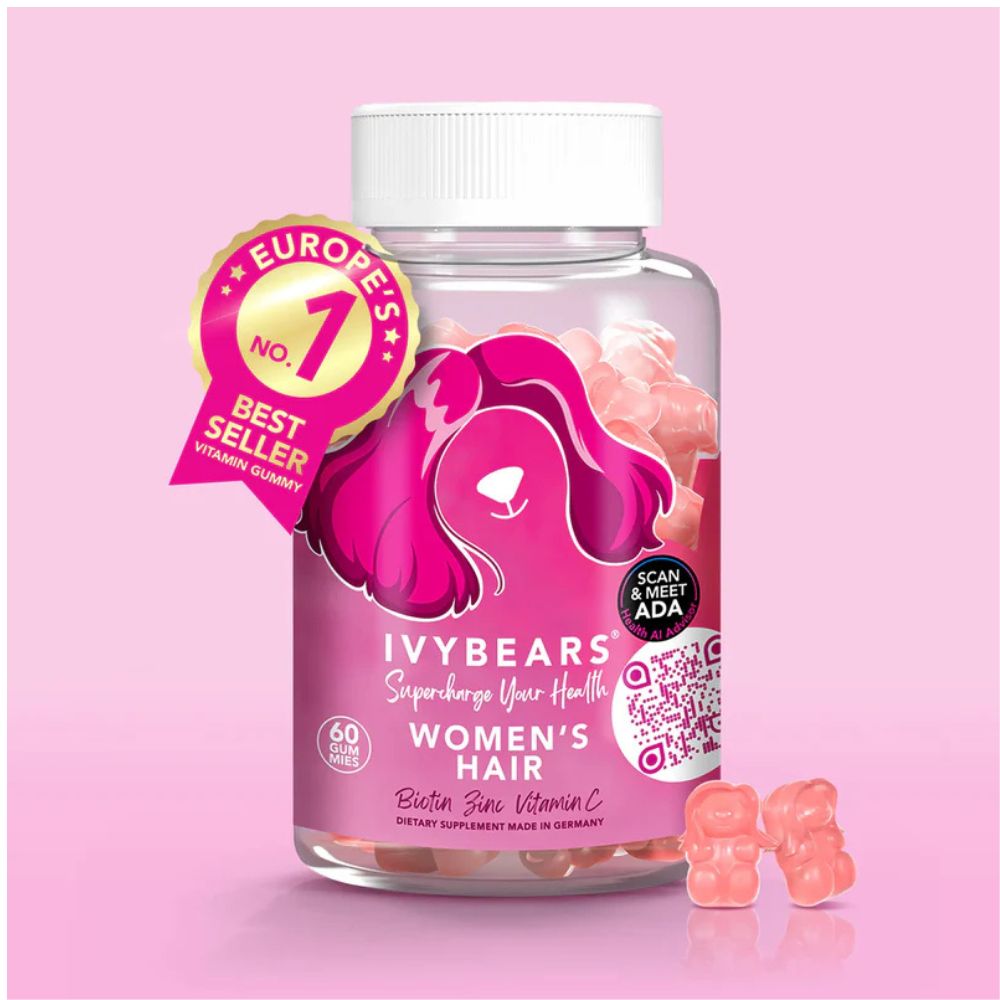 IvyBears Women´s Hair Vitamins · Multi-Vitamin-Komplex für Haar, Haut & Nägel