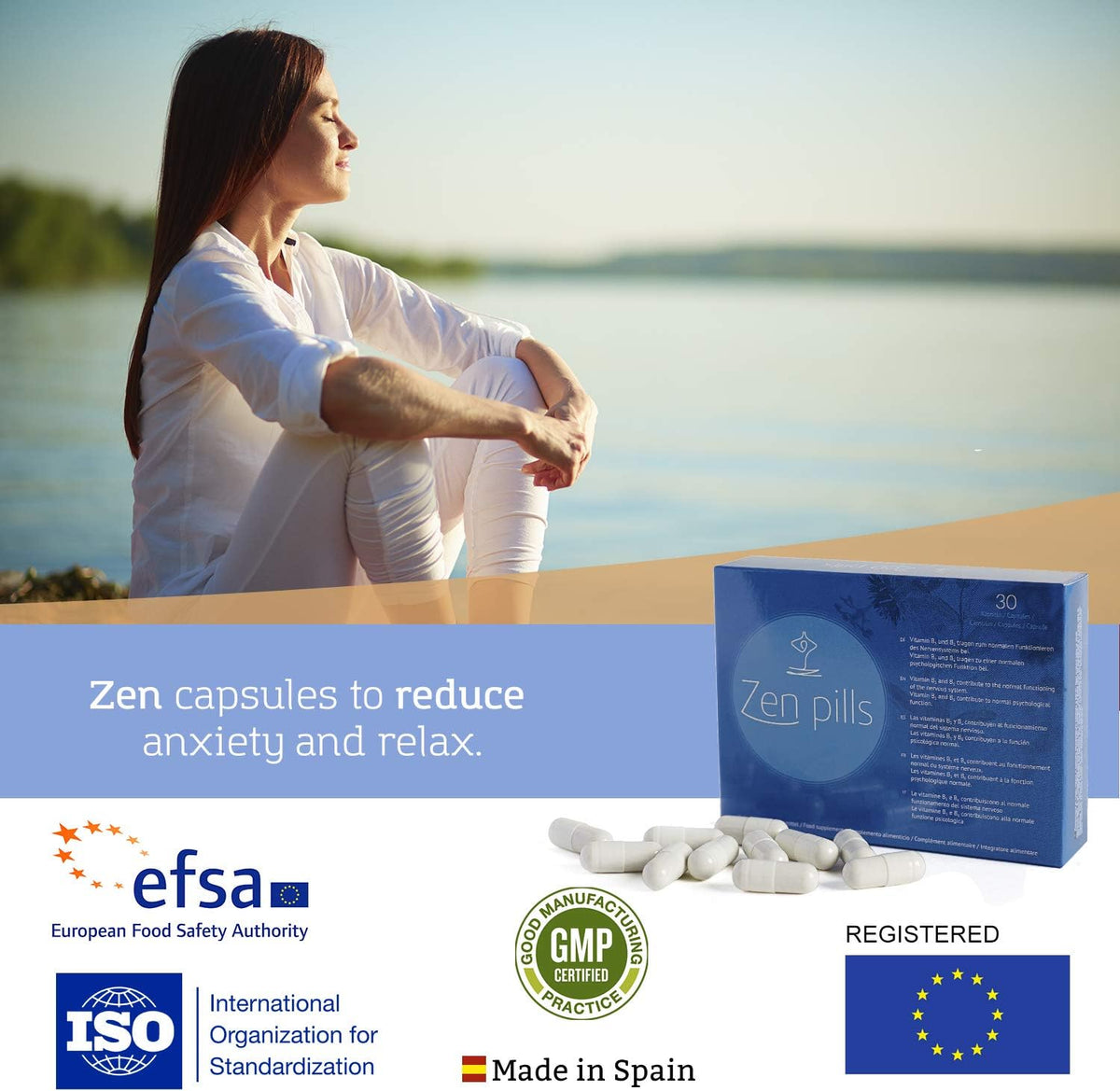 500Cosmetics Zen Pills · Tabletten gegen Stress und Angstzustände – Bild 2