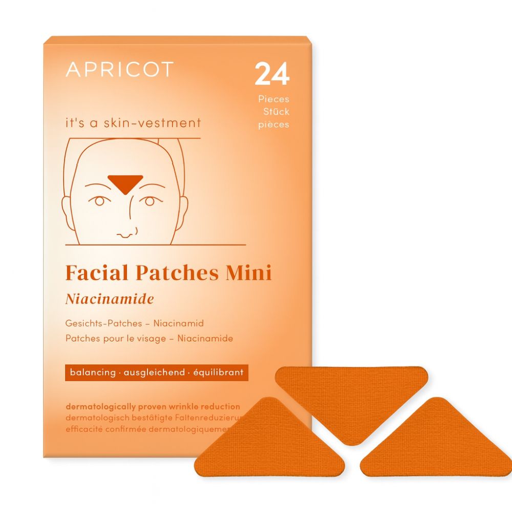 APRICOT Zornesfalten Patches mit Niacinamid · 24 Stück Minipack