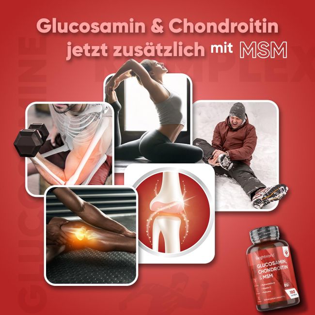 WeightWorld Glucosamin Chondroitin & MSM – Bild 2