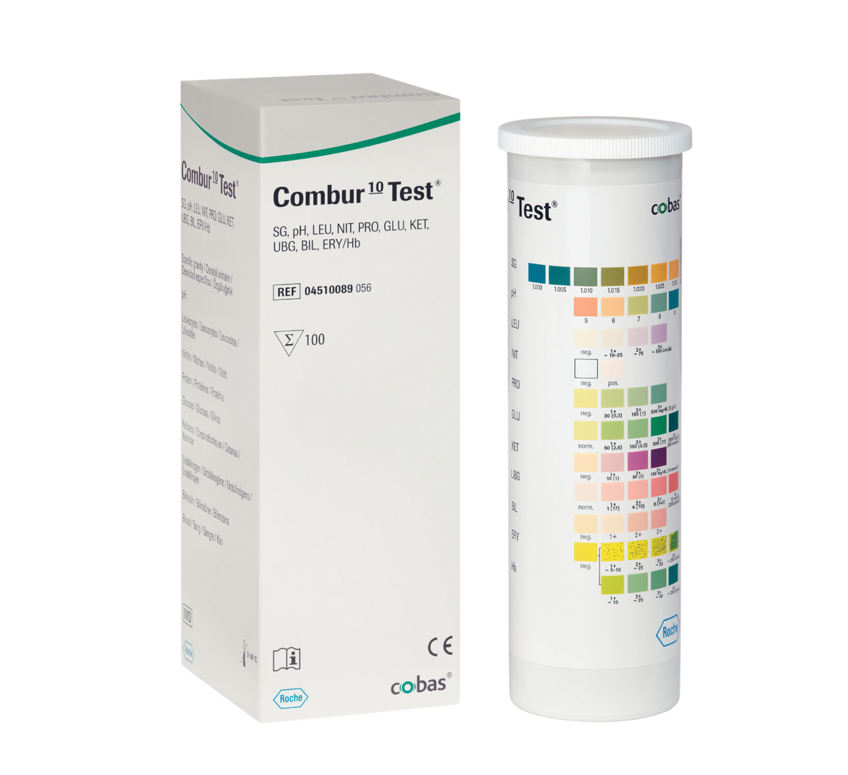 Roche | Combur 10 Test® - 100 Urinteststreifen