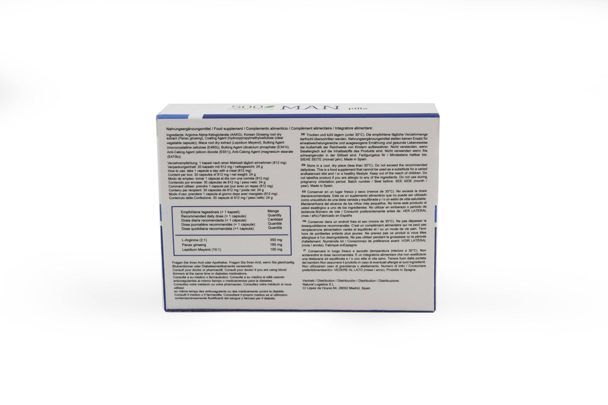 500Cosmetics Man Pills zur Steigerung der Virilität – Bild 2
