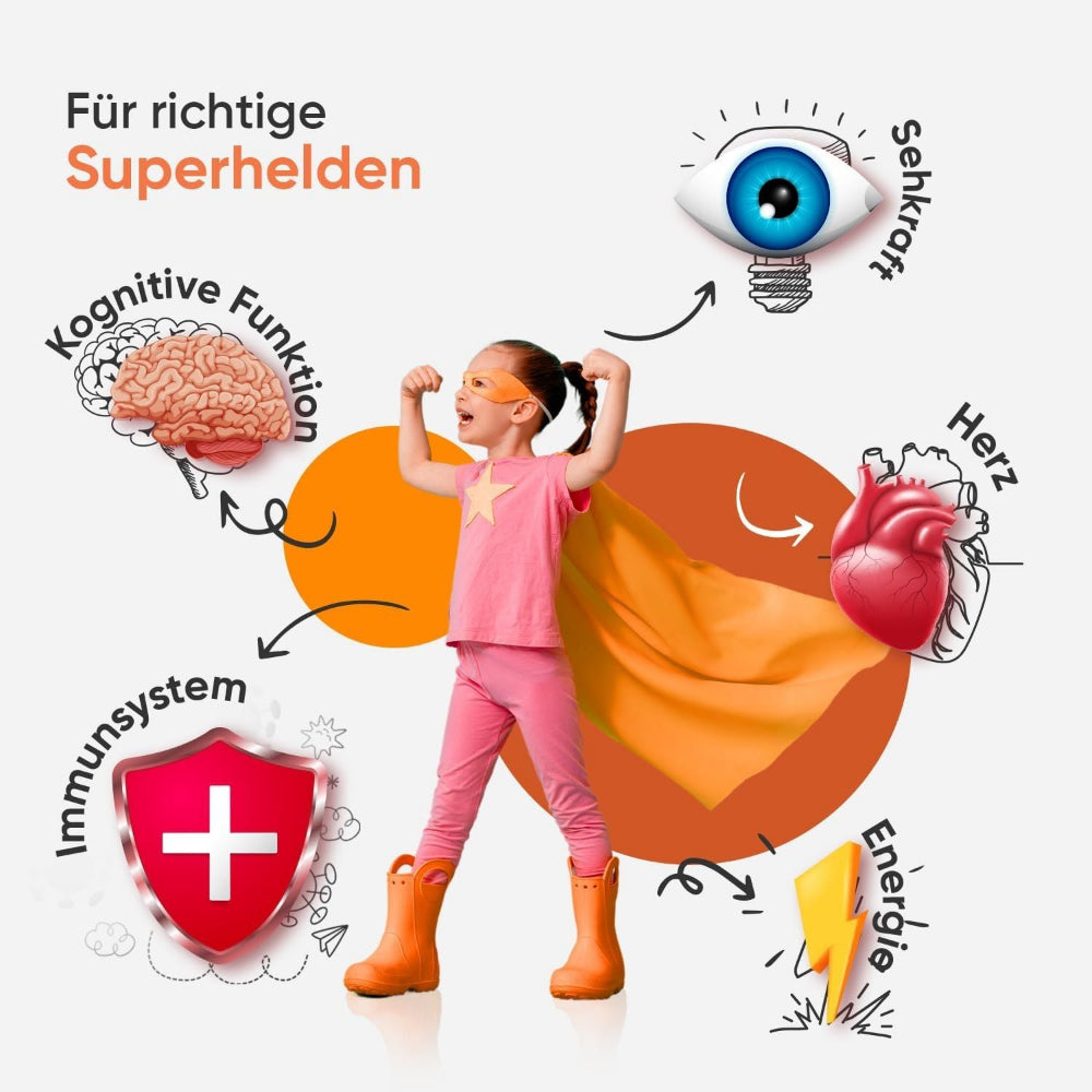 maxmedix Omega 3, 6, 9 + Multivitamin Gummies für Kinder · 120 Stück – Bild 2