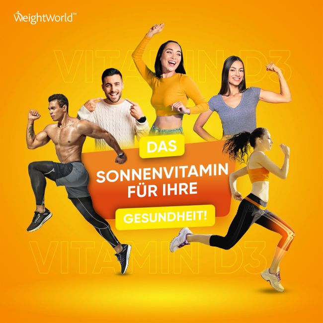 WeightWorld Vitamin D3 4000 IE · Stärkt Knochen, Zähne und Immunsystem · 400 Tabletten – Bild 2