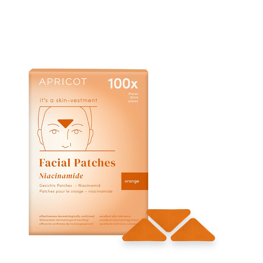 APRICOT Zornesfalten Pads "it's a skin-vestment" mit Niacinamid · 100 Stück