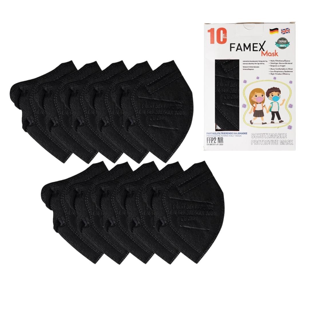 Small Size FFP2 I Schwarz I Kids