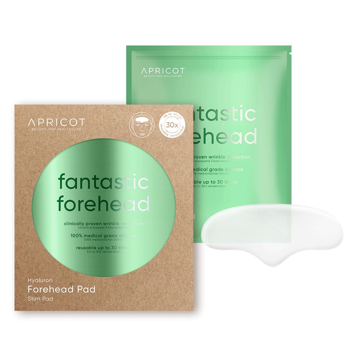 APRICOT Stirn Pad "fantastic forehead" mit Hyaluron · 30 Behandlungen