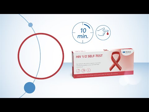 PRIMA | HIV 1/2 Home Test | Schneller Selbsttest zum qualitativen Nachweis von Antikörpern gegen das Humane Immundefizienz-Virus Typ 1 und 2 (HIV1/HIV2)