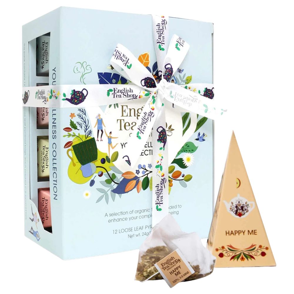 English Tea Shop – Teegeschenk mit zwölf Pyramidenbeuteln