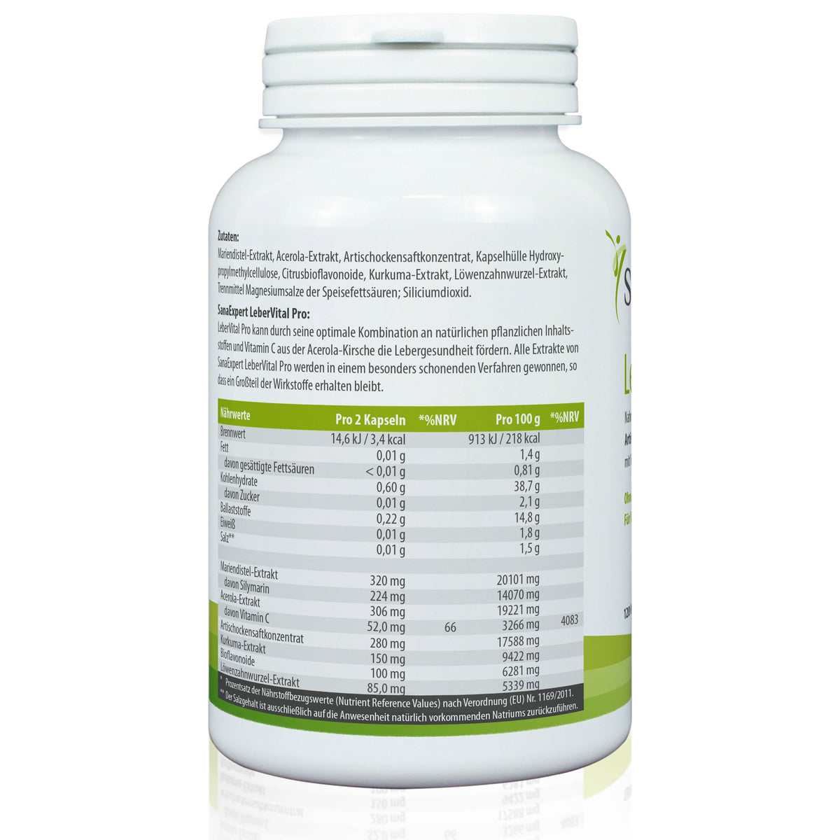 SanaExpert LeberVital Pro, Kapseln, 120 Stück – Bild 2