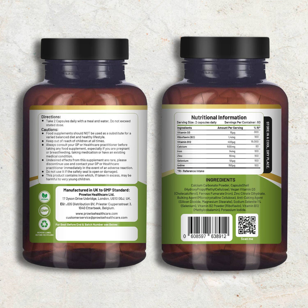 Prowise Healthcare Vegan Vital Multivitamine · 120 Kapseln – Bild 5