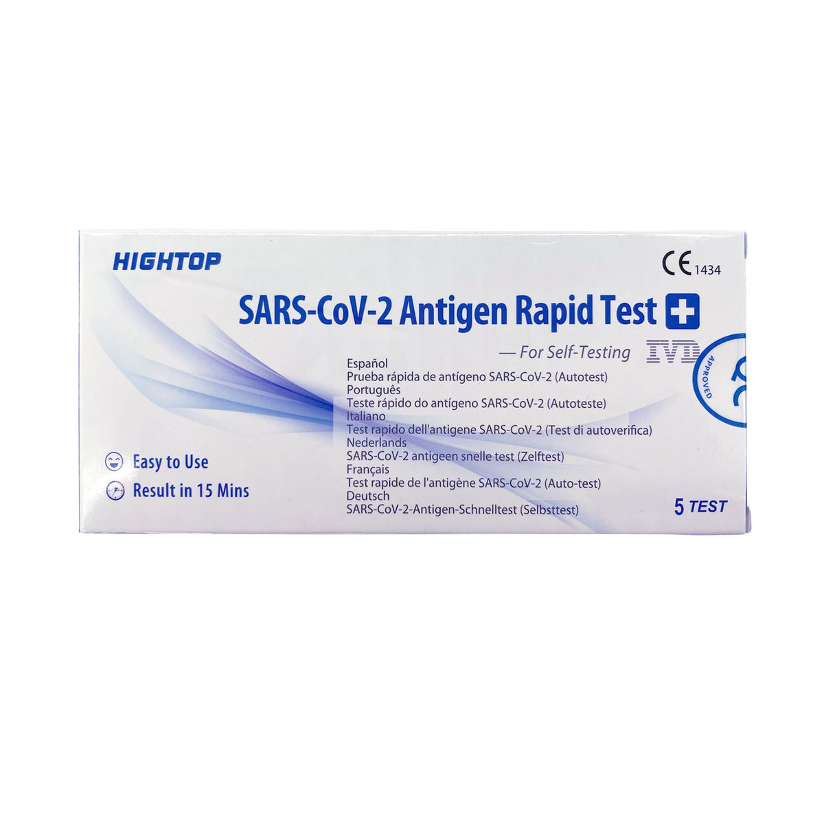 HIGHTOP Covid-19 Laien-Schnelltest – 5er Box