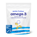 Arctic Blue | Omega-3 Fischöl mit DHA & EPA - MSC-zertifiziert - 60 kleine Weichkapseln