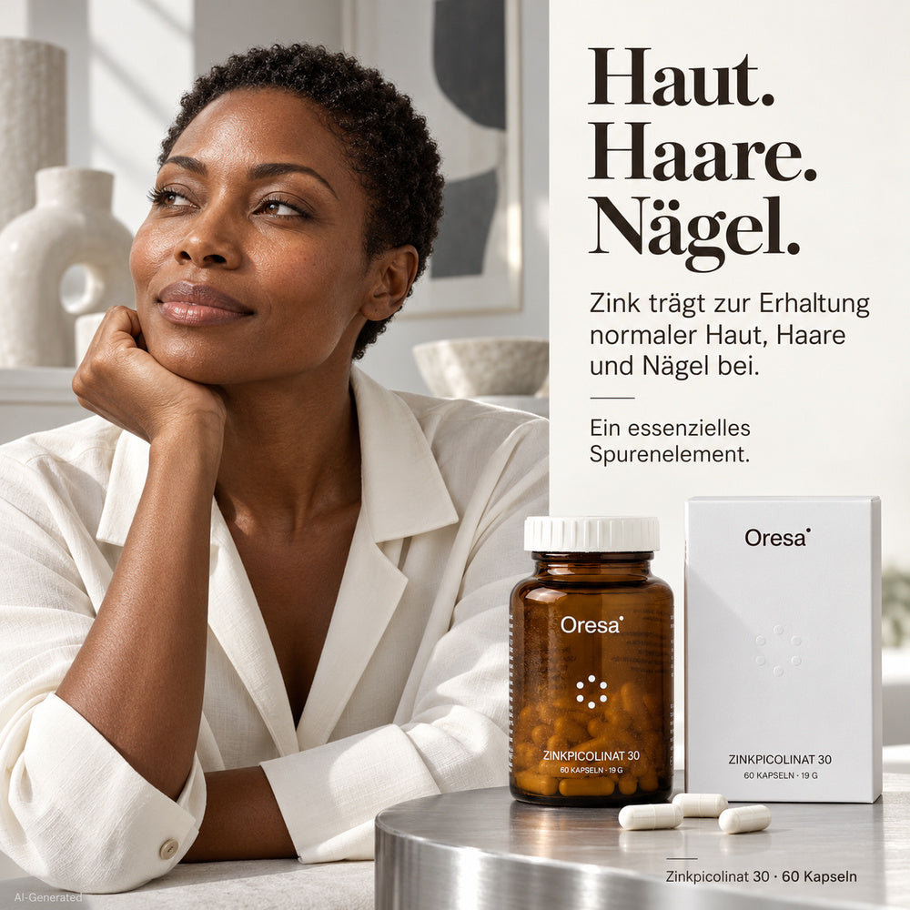 Oresa | Zinkpicolinat 30 mit 30 mg Zink - 60 vegane Kapseln