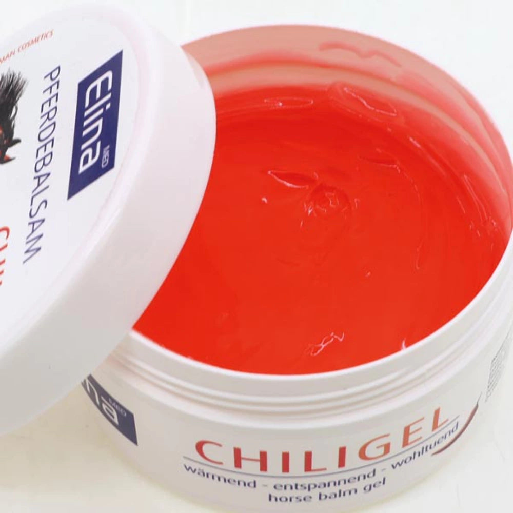 Elina Med Pferdebalsam Chili-Gel · Wärmende Pflege für Muskeln &amp; Gelenke · 150ml – Bild 2