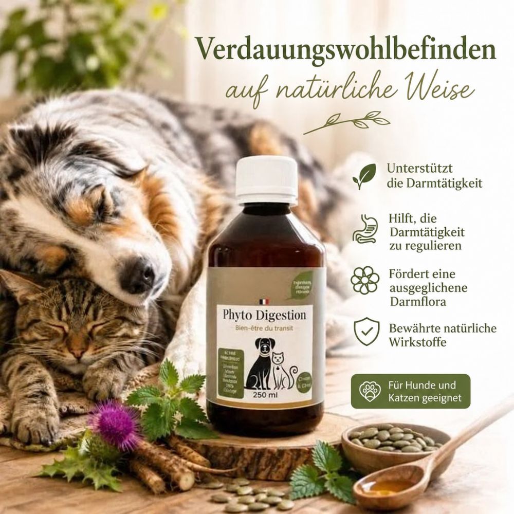 La Phyto d’Anaïs | Phyto Digestion – Für Hunde und Katzen mit empfindlicher Verdauung - 250 ml