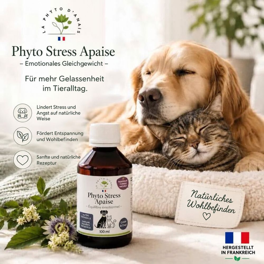 La Phyto d’Anaïs | Phyto Stress Apaise – Für Hunde und Katzen in Stresssituationen - 250 ml
